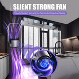 FASHFACE Bug Zapper Indoor Outdoor 3 in 1, Electric Mosquito Killer Lamp with Silent Fan, 2000V, 365nm UV Light, Dual Luring Modes, Smart Sensor Mosquito Trap for Home Villa Yard