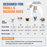 Dog Puffer Jacket for Small & Medium Dogs, Waterproof Windproof Warm Dog Winter Coat, Lightweight Cold Weather Pet Vest with Leash Hole and Adjustable Fit, Black, L