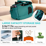 Dog Carrier Sling for Small Dogs & Cats Hand-Free Puppy Sling Purses with Storage Bag and Adjustable Shoulder Strap, Pet Sling Carrier Up to 8.8 Lbs (Blue)