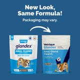 Vetnique Glandex Anal Gland Soft Chew Treats with Pumpkin for Dogs Digestive Enzymes, Probiotics Fiber Supplement for Dogs Boot The Scoot (30ct, Peanut Butter Chews)
