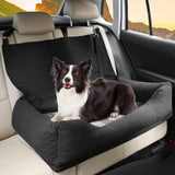 Bnonya Dog Car Seat for Medium Large, Safe and Comfortable Dog Car Bed Medium Under 60lbs, Multipurpose Design Washable with Non-Slip Base
