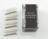WALL RACKS Bullet Design Sword Pistol Knife Gun Wall Hanger Hook Display Bracket Mount Rack