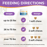 Dog Allergy and Immune Relief Chews - Probiotics for All Breeds and Ages Dogs, Support Gut Digestive Health, Anti Diarrhea, Constipation Relief, Dog Supplements - Pork Flavor - 90 Soft Chews