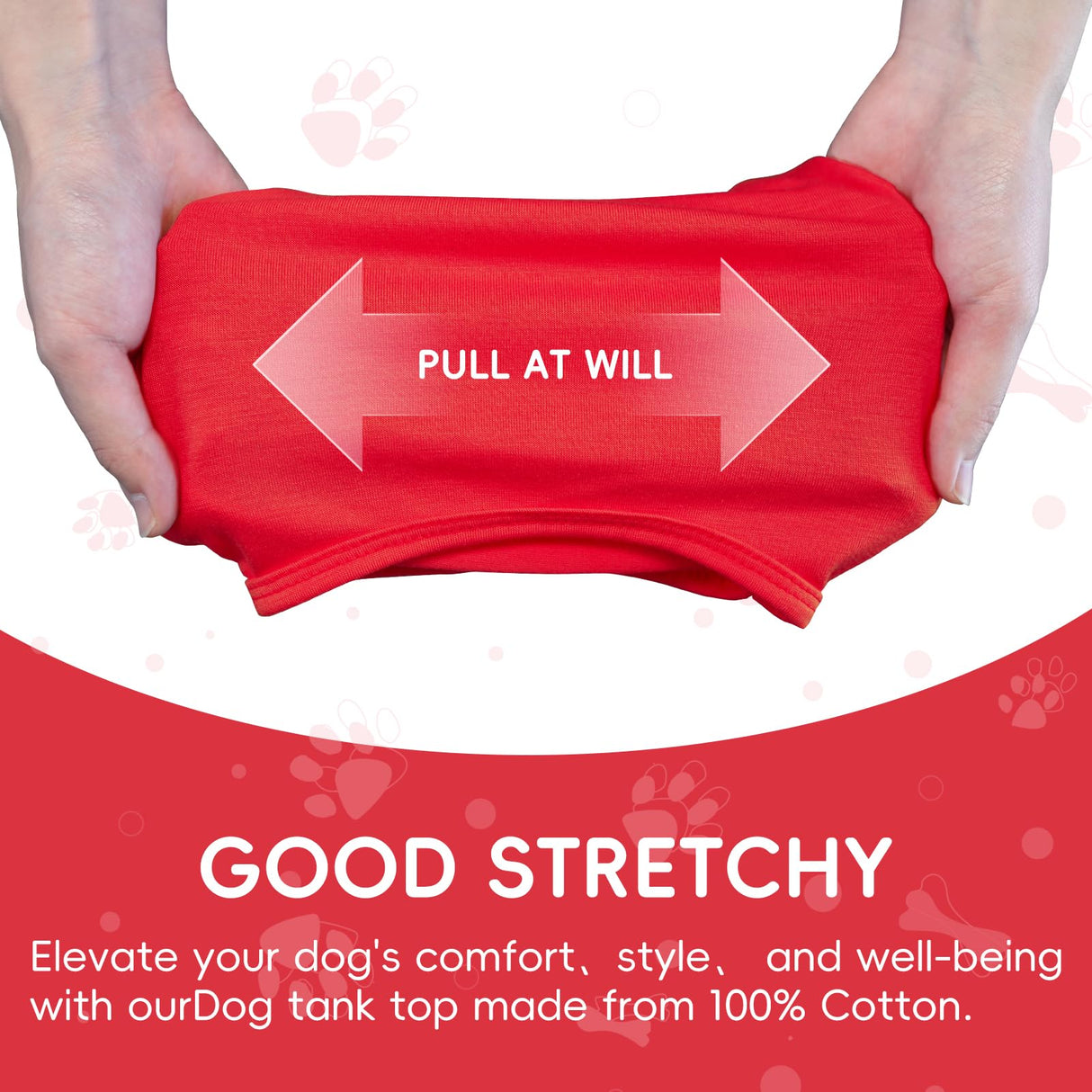 ZhuPolly Dog Shirts for Large Dogs Boy Girl 2 Pack Stretchy Lightweight Spring Calm Puppy Clothes Breathable Tshirts for Medium Dogs Red and Blue Size 3XL for Christmas