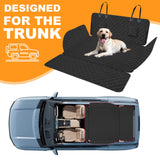 Sanqitara SUV Cargo Liner for Dogs, Waterproof Pet Cargo Cover Dog Seat Mat for SUVs Sedans Vans with Bumper Flap Protector, Non-Slip, Large Size Universal Fit