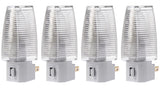Projectpak Plug in Night Light with Manual On/Off Switch for Hallway, Kid’s Bedroom, Stairways – Includes 4W Bulb | 4 Pack