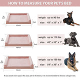 BFPETHOME Dog Beds for Large Dogs, Orthopedic Dog Bed for Medium Large Dogs,Big Waterproof Couch Pet Bed with Removable Washable Cover