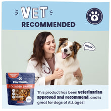 Load image into Gallery viewer, Pawstruck Natural 5-7” Beef Collagen Braids for Dogs – Long-Lasting Rawhide &amp; Bully Stick Alternative, with Chondroitin &amp; Glucosamine – 5 Pack
