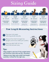 Dog Shoes for Hot Pavement, Adjustable Magic Tape Boots for Small, Medium & Large Dogs, Anti-Slip, Easy to Clean Paw Protectors for Beach, Outdoor & Hot Weather (Pink M)
