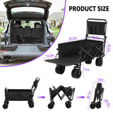 TKYZ Large Dog Stroller Cart,Foldable Dog Wagon Cart for Medium & Large Dogs with Tailgate