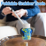 Tottist 4 Pack Grabber Reacher Tool for Elderly, 32" Extra Long Litter Stick Lightweight Handy Claw Grabber for Arm Extension Garbage Gripper Trash Pick up Litter Picker Garden(Blue Classic)