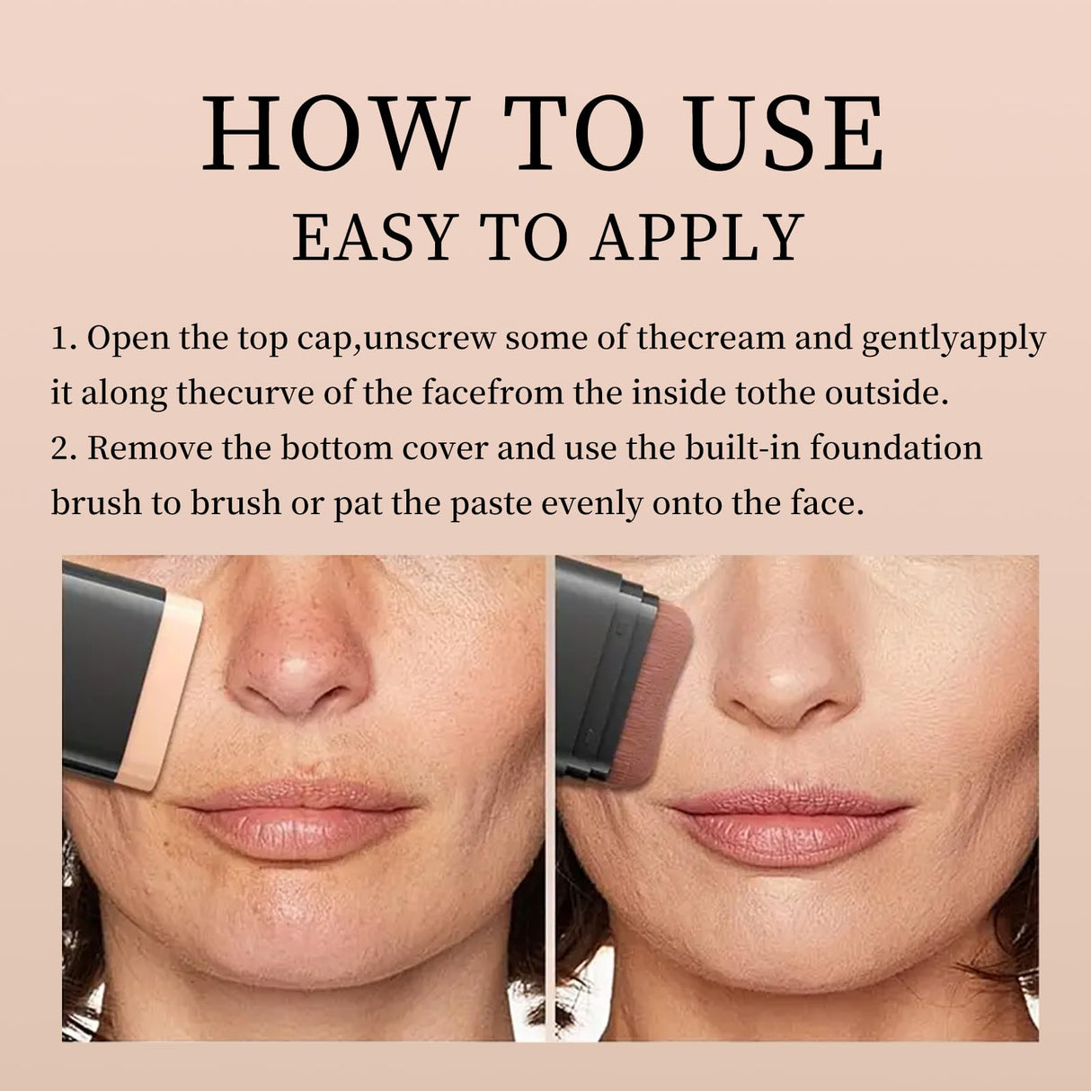 Face Foundation Contour Stick Long-wear Lightweight Brighten Stick Blemish Contouring Face Concealer Beauty Makeup 05#DEEP WHEAT COLOR