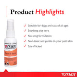 Zymox Topical Hot Spot Spray for Dogs and Cats Without Hydrocortisone, 2oz