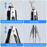 2 Pcs 9/12 Inch Kitchen Tongs for Cooking, BBQ & Salad