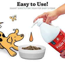 Load image into Gallery viewer, Fish Oil for Dogs - Healthy Skin &amp; Coat, Salmon, Pollock, All Natural Supplement for Pets, Itching Scratching Allergy &amp; Inflammation Defense, Omega 3 EPA DHA, Brain &amp; Heart Health, 64 oz

