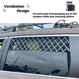 XianghuangTechnology Window Pet Gate, Universal Pet Dog Puppy Ventilation Grill Mesh Vent Guard Safe Car Window Protection Mesh for Cars, Trucks & SUV - 2 Pack