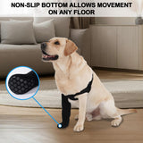 yrenoer Dog Recovery Socks - Waterproof Paw Protectors with Non-Slip Sole | Post-Surgery Boots for Wound Protection | Anti-Licking Sleeves for Dogs (Black, 4XL_Right)