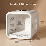 Professional Pet Dryer Box for Dogs and Cats - Fast Drying & Low Noise Blower, Portable Pet Hair Dryer Machine with Adjustable Temperature, for Small Medium Dogs Cats After Bath Grooming at Home
