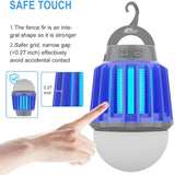 Wisely Bug Zapper Outdoor/Indoor Electric, USB-C Rechargeable Mosquito Killer Lantern Lamp, Portable Insect Electronic Zapper Indoor Trap, with LED Light 2PK