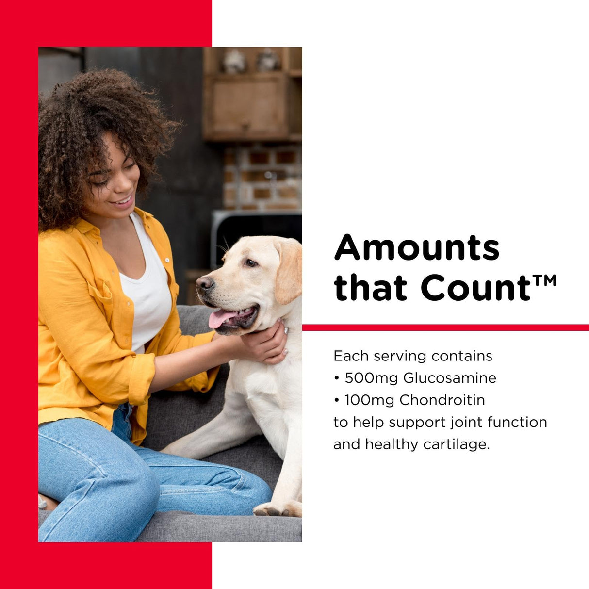 Nutri-Vet Hip & Joint Regular Strength Chewable Dog Supplements, Formulated with Glucosamine Chondroitin, Pet Supplies, Joint Supplement for Dogs, Pet Care, Puppy Essentials, 120 Count