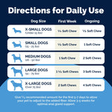 Vetnique Glandex Anal Gland Soft Chew Treats with Pumpkin for Dogs Digestive Enzymes, Probiotics Fiber Supplement for Dogs Boot The Scoot (Peanut Butter Chews, 120 Count)