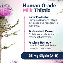 Load image into Gallery viewer, SilymarinAdvanced Liver Health Supplement for Large Dogs - Milk Thistle for Dogs Liver Support with S-Adenosylmethionine (Same) &amp; Silybin - 30 Tablets
