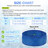 BEAUTYZOO Dog Cooling Bandana, 2-Pack Instant Chill Ice Neck Cooler Wrap for Outdoor Summer, Adjustable Reusable Pet Scarf Lasts 2 Hours, Heat Relief Prevent Sunstroke for Small Dogs 9"-14" Blue
