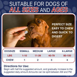 200 Treats, Dog Allergy Chews Immune Support Dogs Dog Allergy and Itching Skin Relief Bites Probiotics for Yeast, Itchy Skin and Itchy Ears Anti Itch Licking Paws Treatment for Dogs Seasonal Allergies