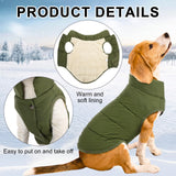 Syhood 2 Pieces Dog Jacket 2 Layers Fleece Lined Dog Jacket Warm Soft Windproof Small Pet Coat for Winter Cold Weather(M,Red,Green)