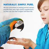 Equa Holistics HealthyGut™ Avian Probiotics Dietary Supplement for Parrots, All-Natural Digestive System Formula (120 Servings)