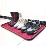 Boot Tray 2 Pack Large Multifunctional Boot Mat Washable Indoor or Outdoor Tray Mat for Shoes Boots Plants Pots Paint Tins Pet Bowls Car Storage, 30 x 15 x 1.2 Inches