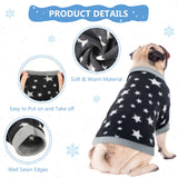 8 Pieces Dog Sweaters for Small Dog Girl Boy Winter Chihuahua Clothes Puppy Sweater Warm Shirt Puppy Fleece for Halloween Christmas Pajamas Yorkie for Pets Pup Cat(Classic Pattern, X-Small)