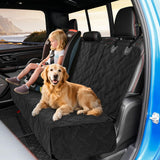 Sanqitara Dog Car Seat Cover for Back Seat, Waterproof & Scratch - Resistant Pet Seat Protector with Elastic Straps, Universal Fit for Ford F - Series/Toyota Tacoma/Ram Pickup & More Trucks