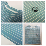 Cotton Dog Shirts for Small Dogs,Girl Boy Pet Clothes, Striped Matching Dog and Owner Outfits Separately(Blue, Owner M)