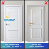 Door Reinforcement Lock Withstands 800lbs of Force - White Extra Proof Door Lock for Kids Safety Drilling Required, Prevents Unauthorized Entry, Add a Door Security Lock for Home Safety & Privacy