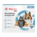 Petivity Microbiome Analysis Kit — Basic for Cats and Dogs, Powered by Purina - 4.8 oz. Box