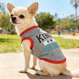 4 Pieces Dog Clothes for Small Dogs Girl Boy Summer Puppy Clothes for Chihuahua Yorkie Soft Cute Pattern Dog Shirt Spring Pet Cat Clothing Pink Rose Red Green XXS~M (Grey,Red,Black,Green, Medium)