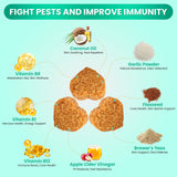 Flea and Tick Prevention for Dogs Chewable, 200 Natural Soft Chews Oral Flea and Tick Supplement for Dogs Puppies, All Breeds & Sizes - Chicken Flavor