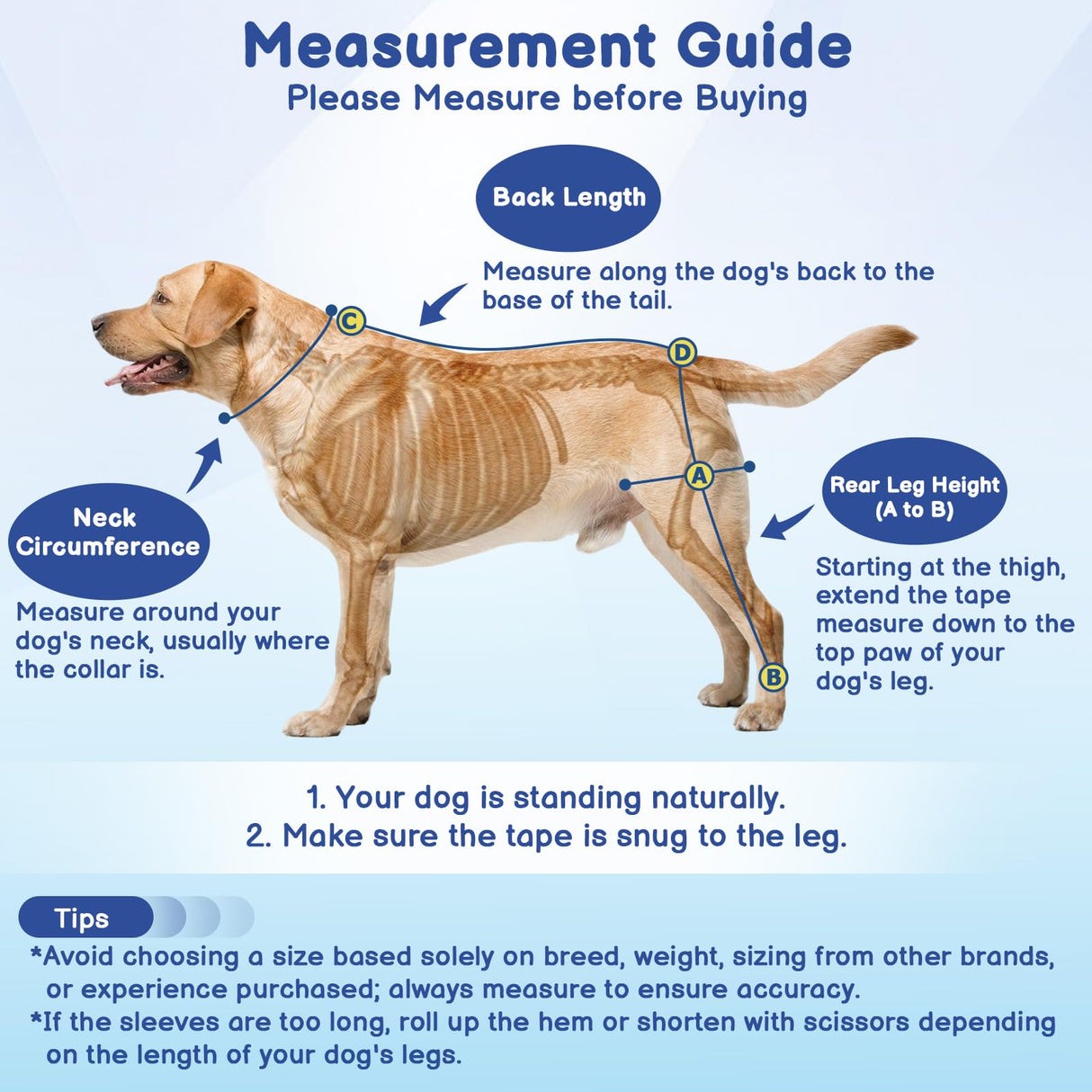 BARKLESS Single Dog Rear Leg Sleeve to Stop Licking, Breathable Male Female Dog Recovery Suit for Post Surgery, Comfortable Back Leg Sleeve for Wound Healing, Protective Cone Collar Alternative