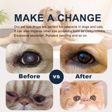 Cataract Drops for Dogs, Dog Eye Drops for Relieving Itching & Irritation, Vet Recommend Eye Drops for Dogs Eye Infection Treatment, Long-Lasting Relief for Dryness Pink Eyes Vision Clarity (2 X10ml)