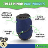 Healers Anti-Slip Dog Boots-Medical Paw Protection for Large Breeds, Traction Booties for Slippery Floors (Single Boot, 3.5" Paw Width, 90+ lbs), XL