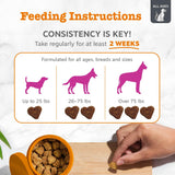 Zesty Paws Vet Strength Mobility Bites Beef & Bacon Flavor Hip & Joint Support Chews for Dogs with Glucosamine, Chondroitin, MSM, Hyaluronic Acid & Serrazimes - 90 Count