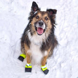 Wilderdog Dog Booties, Lightweight, Grippy Rubber Bottom, Double Hook & Loop Closure Set of 4 - Large