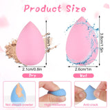 40Pcs Mini Makeup Sponge Multi Colored Beauty Sponges Professional Foundation Sponge Super Soft Facial Makeup Tools for Foundation, Powder, Liquid