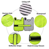 Dachshund Raincoat Corgi Raincoat Dogs Waterproof fit for Dachshunds Weiner Long Back Breeds with Reflective Stripe Great Coverage in Autumn Winter Light Green S