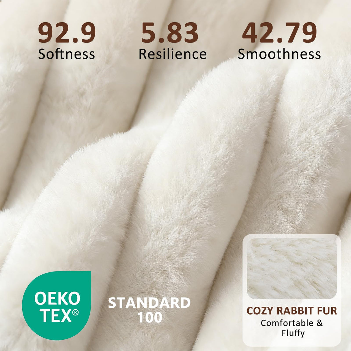 XL Dog Bed, Flat Pet Beds with Removable Washable Cover, Pet Mat Cute Dog Crate Bed Thick Shredded Chopped Crate Foam & Anti Slip Bottom for Indoor, 42"x27"x4" Cream