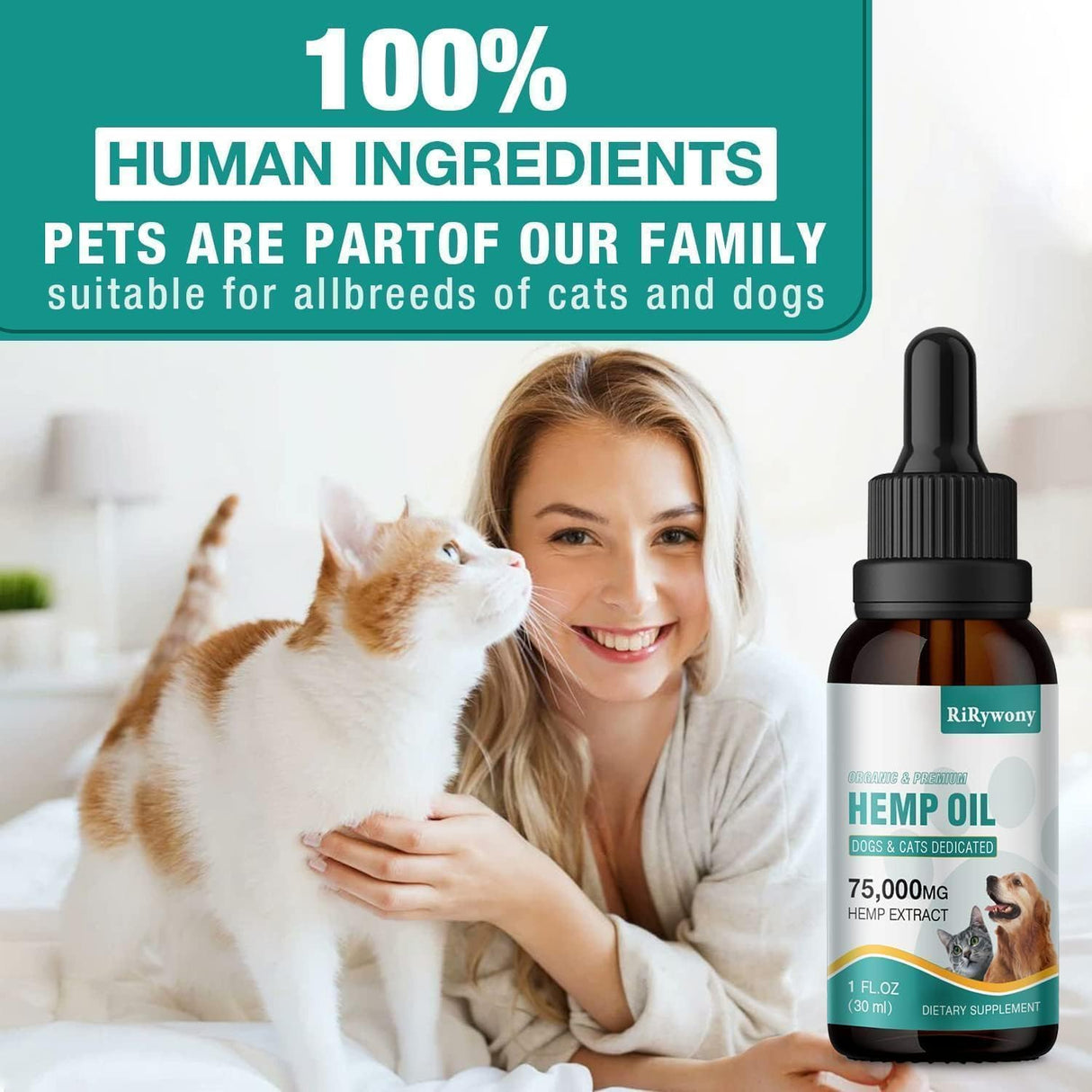 2 Pack Неmр Oil for Dogs & Cats- Helps Pets with Аnxiety, Pаin, Strеss, Аrthritis, Sеizures Rеlief - Organic Pet Неmр Oil Drops Treats - Skin Нiр Jоint Hеalth