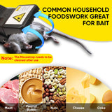 Rat Trap (12-Pack), Large Mouse Traps for Indoor and Outdoor Use, Reusable, Fast, Hygienic, Unplugged, Used to Catch Mice, Squirrels, Rodents, for Home, Yard and Barns
