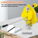 ZHEQOGZH Bird Cage Heater for Cockatiels Parrots Conure Finches Parakeets Heater Snuggle Up Bird Warmer 12V 18W, Size 5.3" x 4.7"