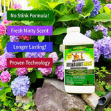 Deer and Rabbit MACE 40oz Ready-to-Use Plus 40oz Concentrate Spray Covers 29,400 Sq. Ft. Deer Repellent Spray for Plants, Lawns, Flowers & Gardens, Plant Safe Deer Spray, Year-Round Protection.